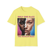 Only one race the human race pink Soft style T-Shirt