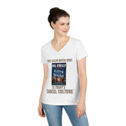 1692 Salem Witch Hunt is today's Cancel Culture V-Neck T-Shirt