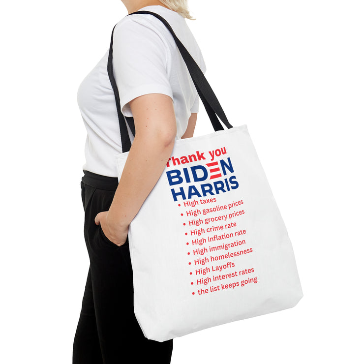 Thank you Biden Harris Tote Bag (AOP)