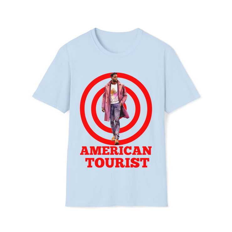 American Tourist Man African-American worth one billon dollars Unisex Softstyle T-Shirt