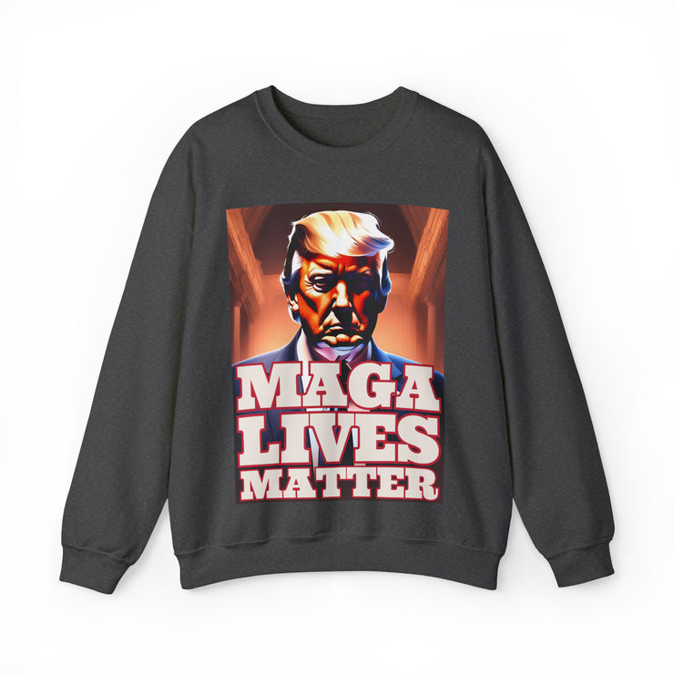 MAGA lives matter 3D Heavy Blend™ Crewneck Sweatshirt Unisex