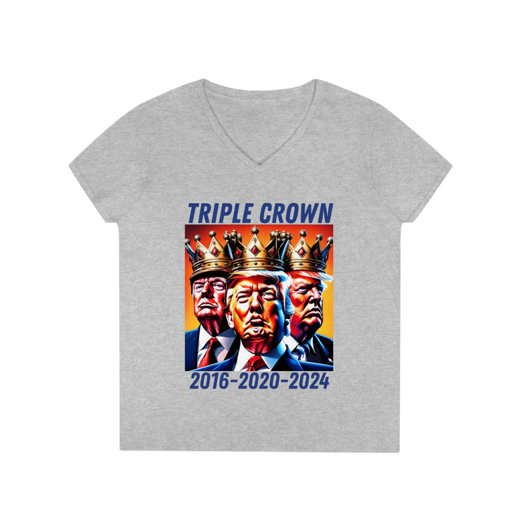 Triple Crown Winner V-neck Women&