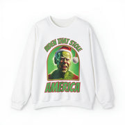 Biden that stole America close up Heavy Blend™ Crewneck Sweatshirt Unisex