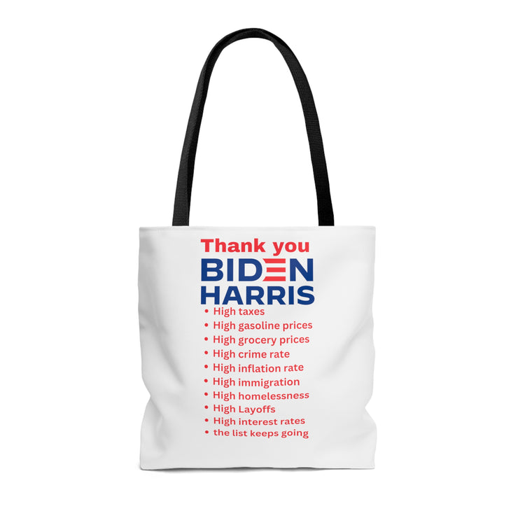 Thank you Biden Harris Tote Bag (AOP)