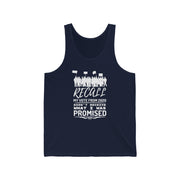 Recall my vote from 2020 Didn't  receive what I was promised Jersey Tank