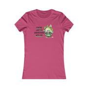 You're just so obsessed with me green cute-monster Favorite Tee black and crème