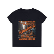 Our Problem Homelessness V-Neck T-Shirt