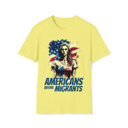 Americans before migrants Soft style T-Shirt