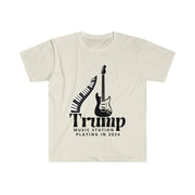 Trump Music Station Playing in 2024 Unisex Softstyle T-Shirt