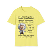 First Grade Math 133 million voters Unisex Softstyle T-Shirt