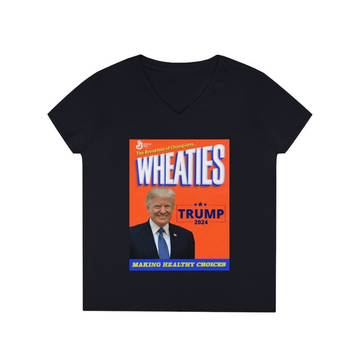 Wheaties Trump 2024 V-neck Women&