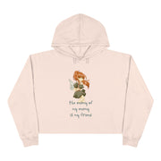 The enemy of my enemy is my friend Crop Hoodie