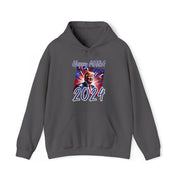 Happy Maga 2024 Blue Heavy Blend™ Hooded Sweatshirt Unisex