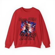 Happy MAGA 2024 red Heavy Blend™ Crewneck Sweatshirt Unisex