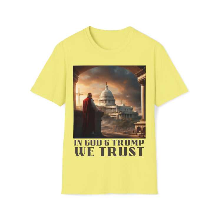 In GOD & Trump we trust Soft style T-Shirt