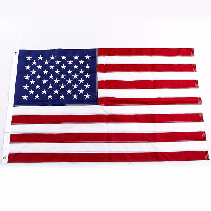 American Embroidery Flag
