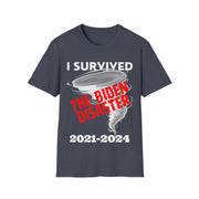 I survived the Biden Disaster 2021-2024 Soft style T-Shirt unisex