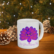 Stop Peacocking Me! Purple Ceramic Mug 11oz