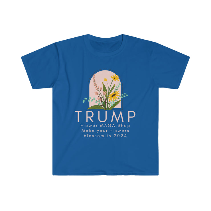 Trump Flower MAGA Shop Unisex Softstyle T-Shirt