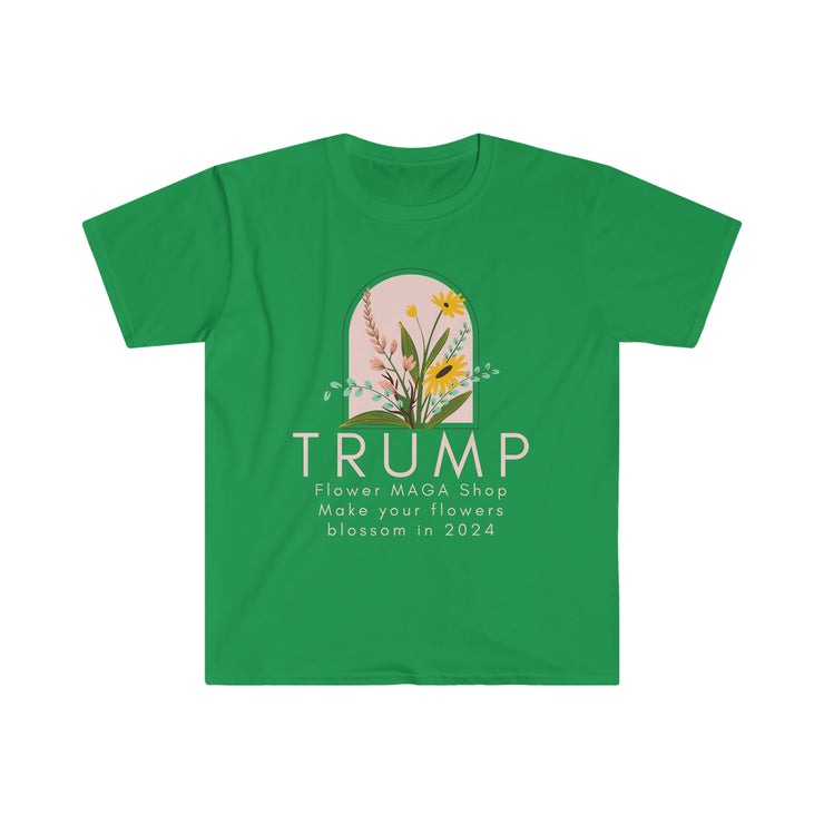 Trump Flower MAGA Shop Unisex Softstyle T-Shirt