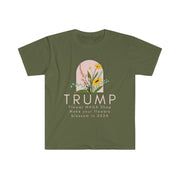 Trump Flower MAGA Shop Unisex Softstyle T-Shirt