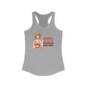 Frankly, don't have any time for political correctness, that's censorship women's Ideal Racerback Tank