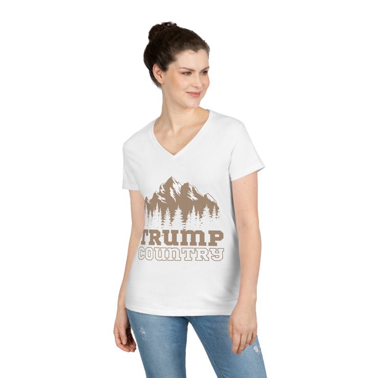 Trump Country Brown V-Neck T-Shirt