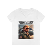 Top Gun President V-neck Women's tee