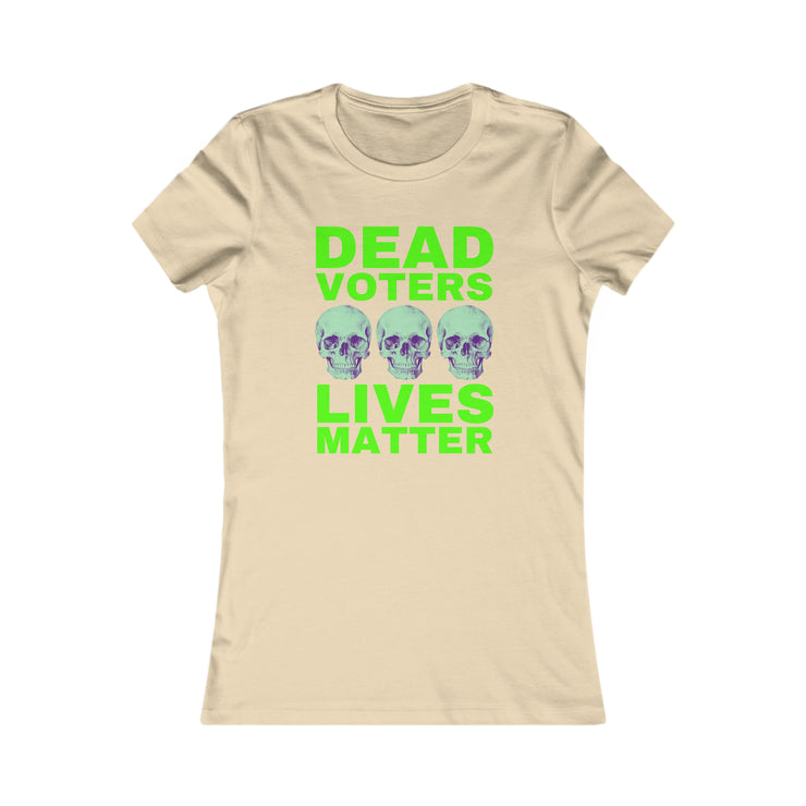 Halloween Dead Voters Lives Matter Green  Women&