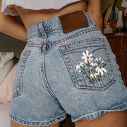 Women's High Waist Fashion Denim Shorts