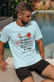 Best Teacher Award Professor Trump Unisex Softstyle T-Shirt