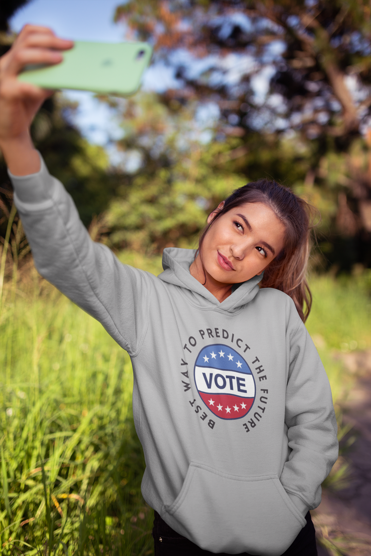 Best way to predict the future VOTE unisex Heavy Blend™ Hooded Sweatshirt