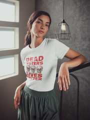 Halloween Dead Voters Lives Matter hot red Women's Favorite Tee