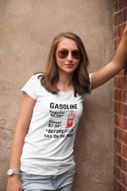 Gasoline before Biden Harris Women's Favorite Tee