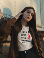 Gasoline before Biden Harris Women's Favorite Tee