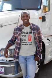 Gasoline before Biden Harris' tax on the poor Unisex Softstyle T-Shirt