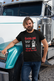 Gasoline before Biden Harris' tax on the poor Unisex Softstyle T-Shirt