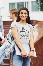 Guilty until proven innocent seek the truth Women's Favorite Tee