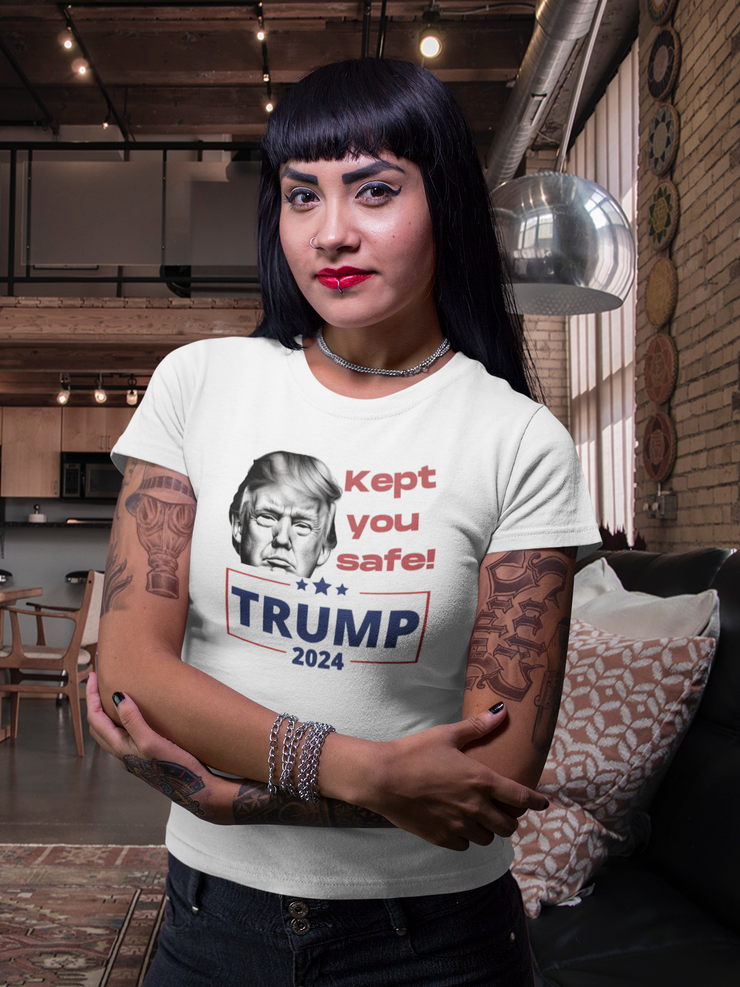 Kept you safe Trump 2024 unisex Jersey Short Sleeve Tee