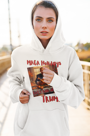 MAGA Holidays Let's talk about Trump Heavy Blend™ Crewneck Sweatshirt