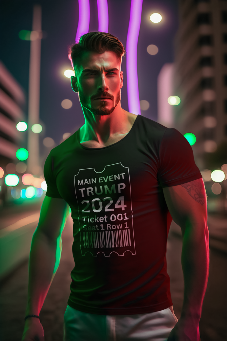 Main Event Trump 2024 unisex Heavy Cotton Tee