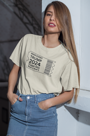 Main event Trump 2024 ticket Unisex Softstyle T-Shirt