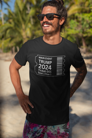 Main event Trump 2024 ticket Unisex Softstyle T-Shirt