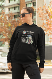 Registered Michigan Dead voter ID unisex Blend™ Hooded Sweatshirt