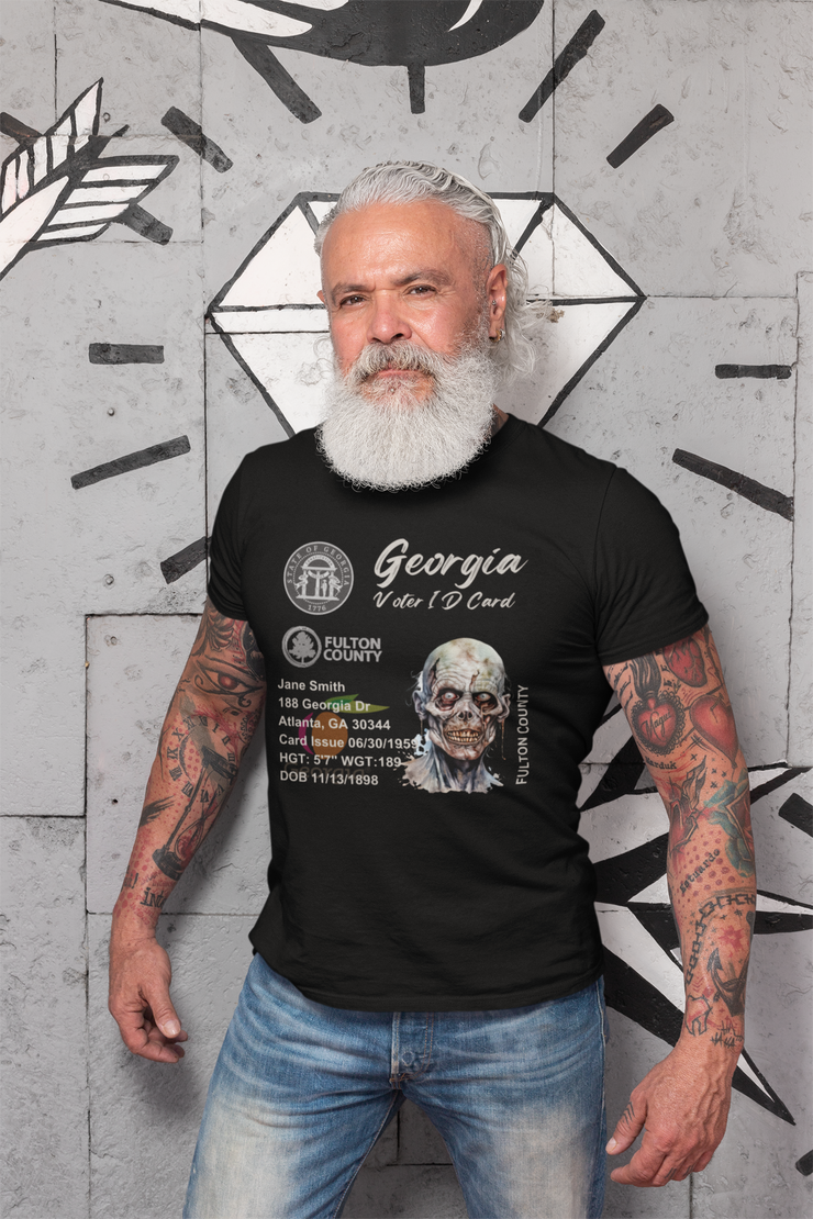 Registered Georgia Voter ID Unisex Softstyle T-Shirt