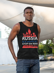 Russia is it worth it, Stop the war unisex Jersey Tank