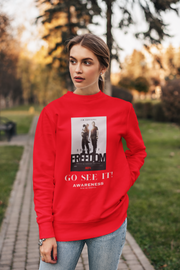 Sound of Freedom Go see it Awareness Unisex Blend™ Crewneck Sweatshirt