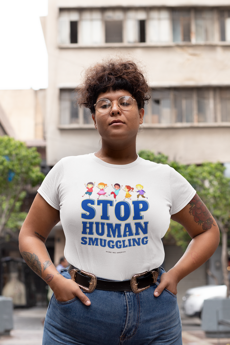 Stop Human Smuggling Unisex Softstyle T-Shirt