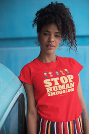 Stop Human Smuggling Unisex Softstyle T-Shirt