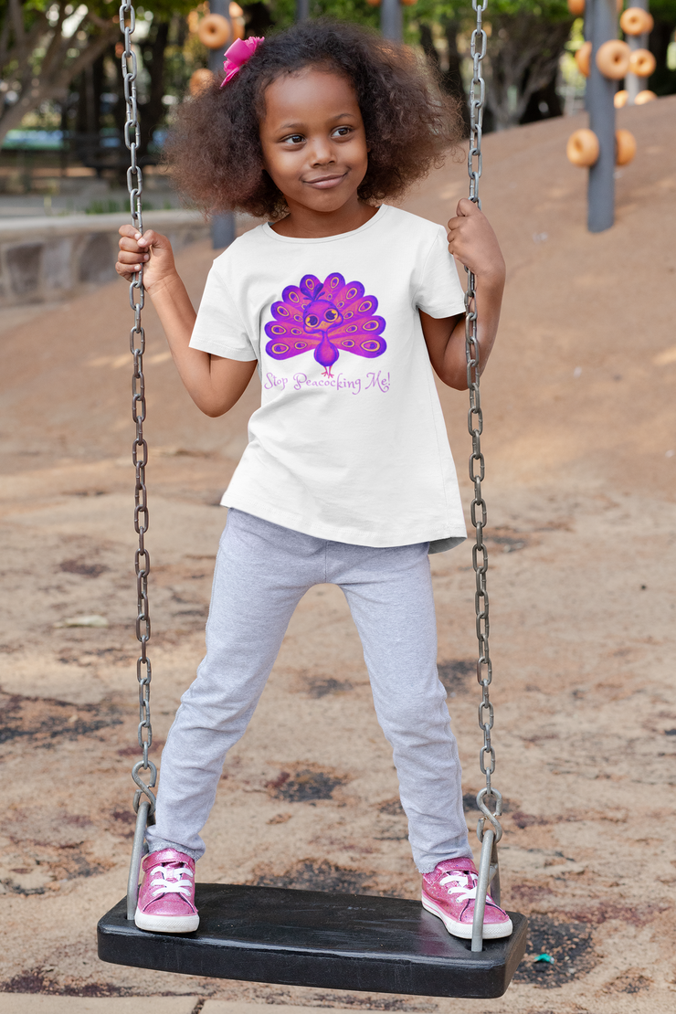 Stop Peacocking Me! Kids Heavy Cotton™ Tee